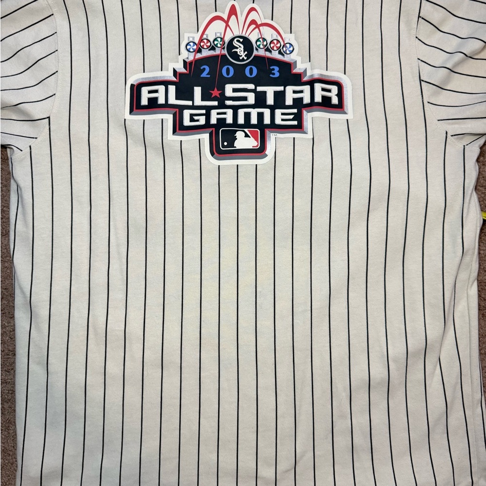 Chicago white Sox All-Star 2003Game Striped T-Shirt